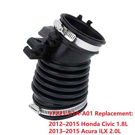 17225-R1A-A01,17225R1AA01,Air intake hose for 2012-2015 Honda Civic 1.8L L4 and 2013-2015 Honda Acura ILX 2.0L L4