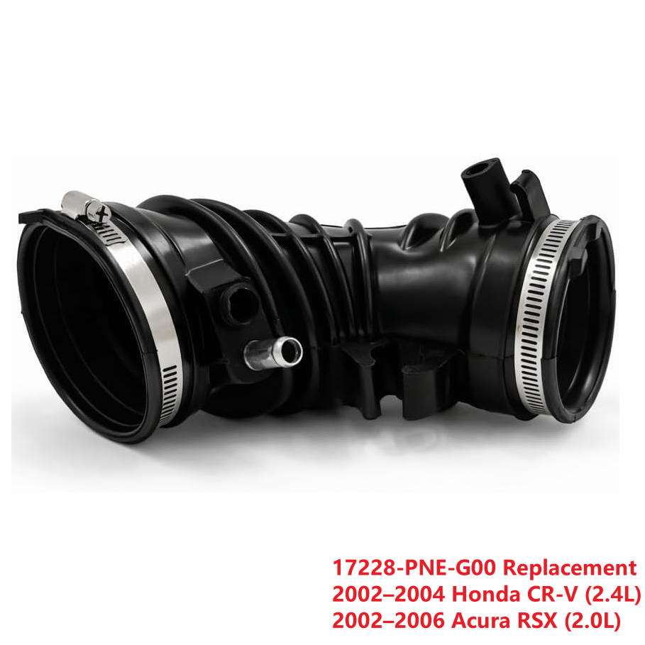 17228-PNE-G00,17228PNEG00,Air intake hose Replacement 2002–2004 Honda CR-V 2.4L and 2002–2006 Acura RSX 2.0L