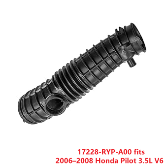 17228-RYP-A00,17228RYPA00,Air intake hose Replacement 2006–2008 Honda Pilot 3.5L V6